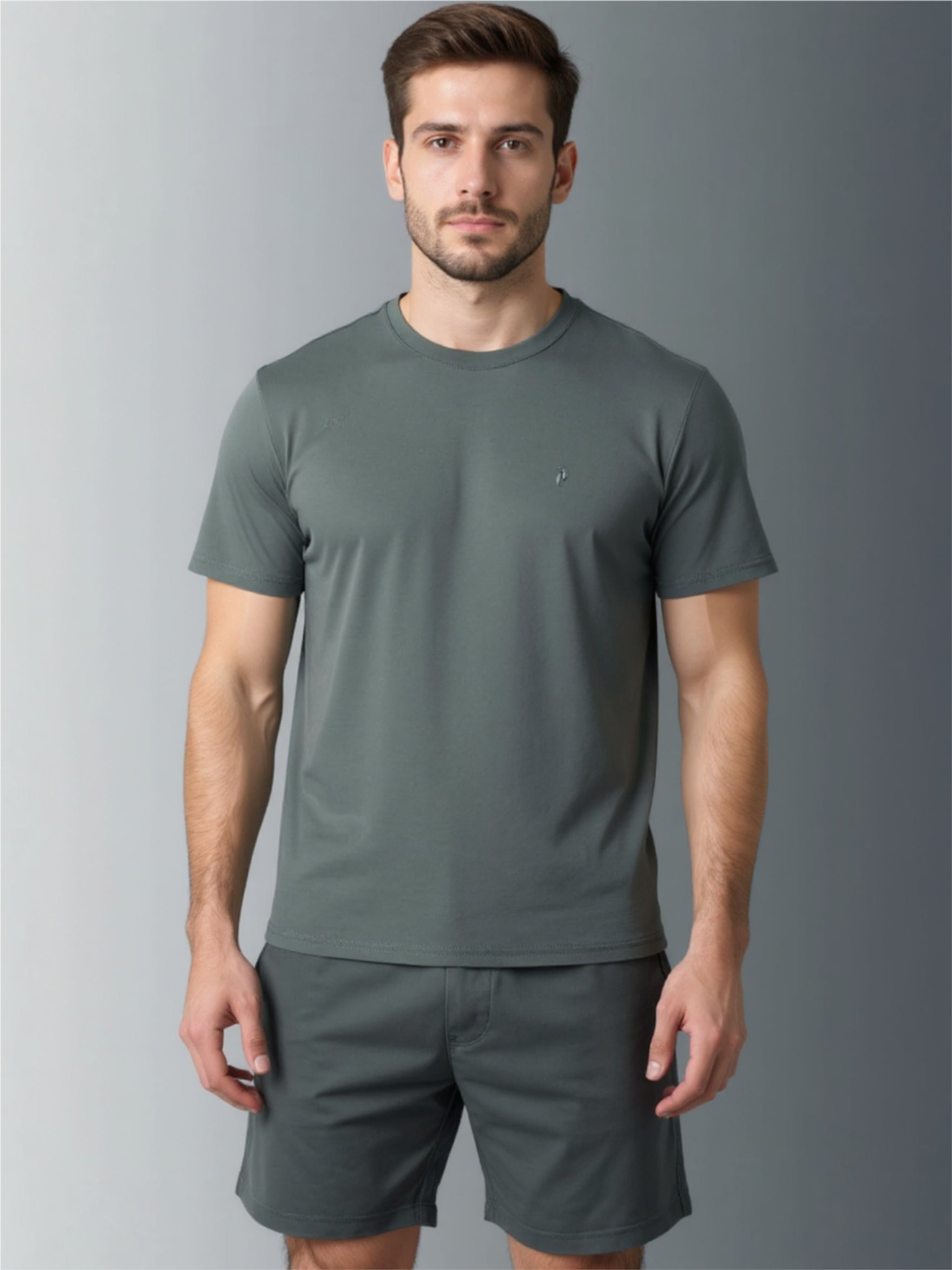 Round Neck T-Shirt & Short Set