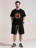 Drawstring Cargo Shorts