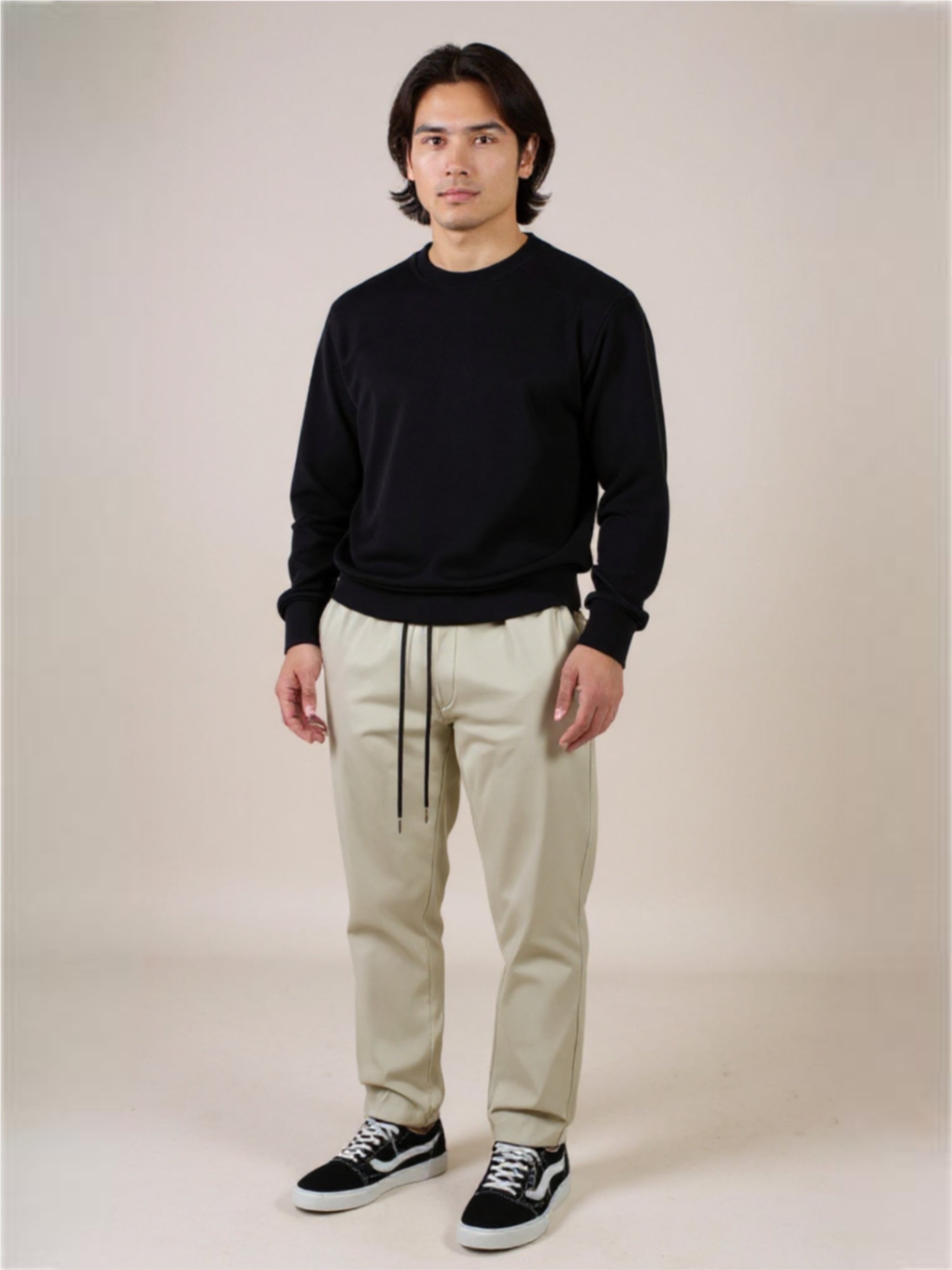 Relaxed Fit Drawstring Pants