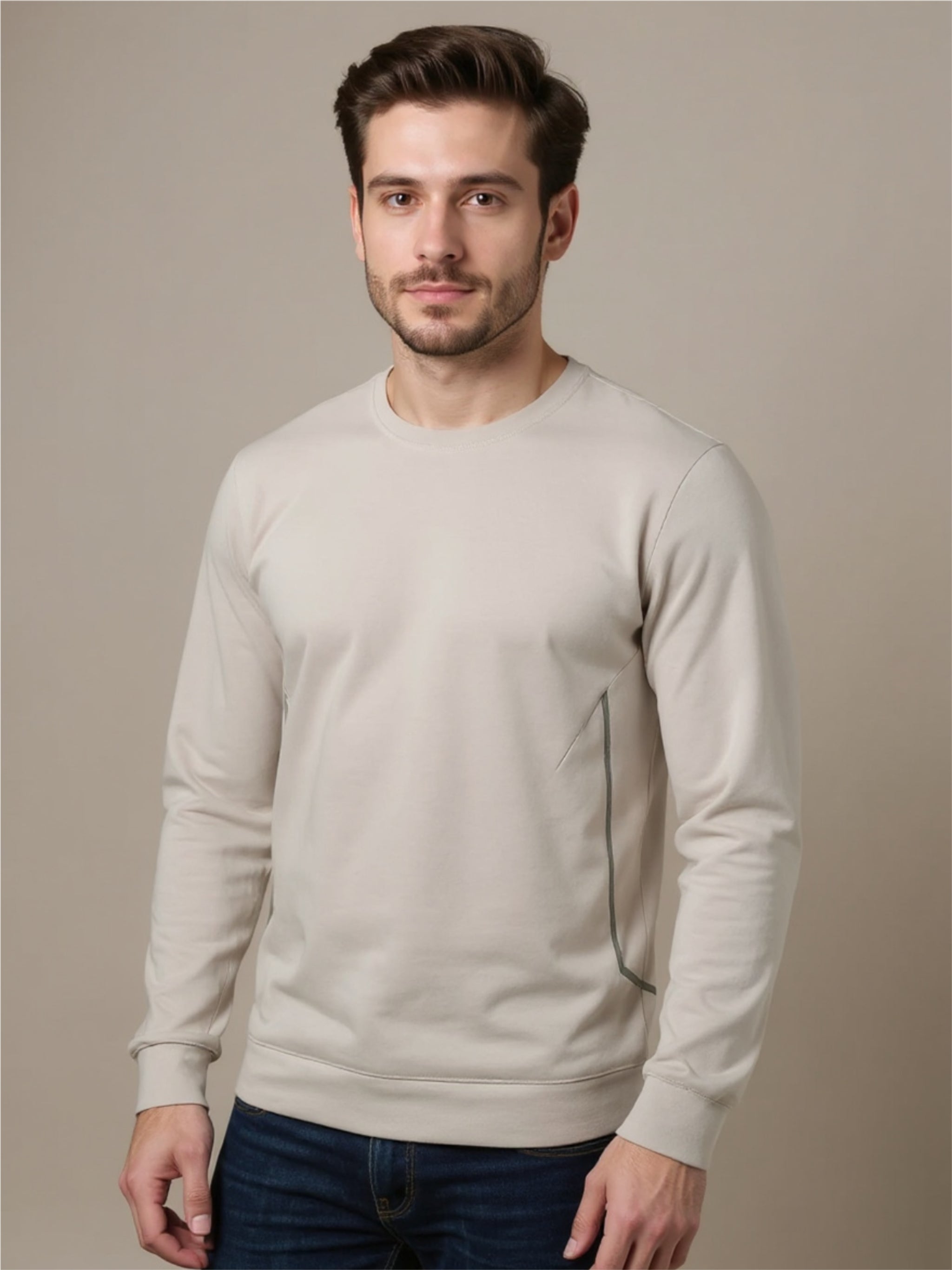 Round Neck Long Sleeve T-Shirt