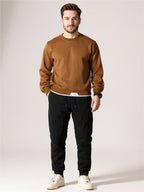 Black Relaxed Fit Pants with Pockets