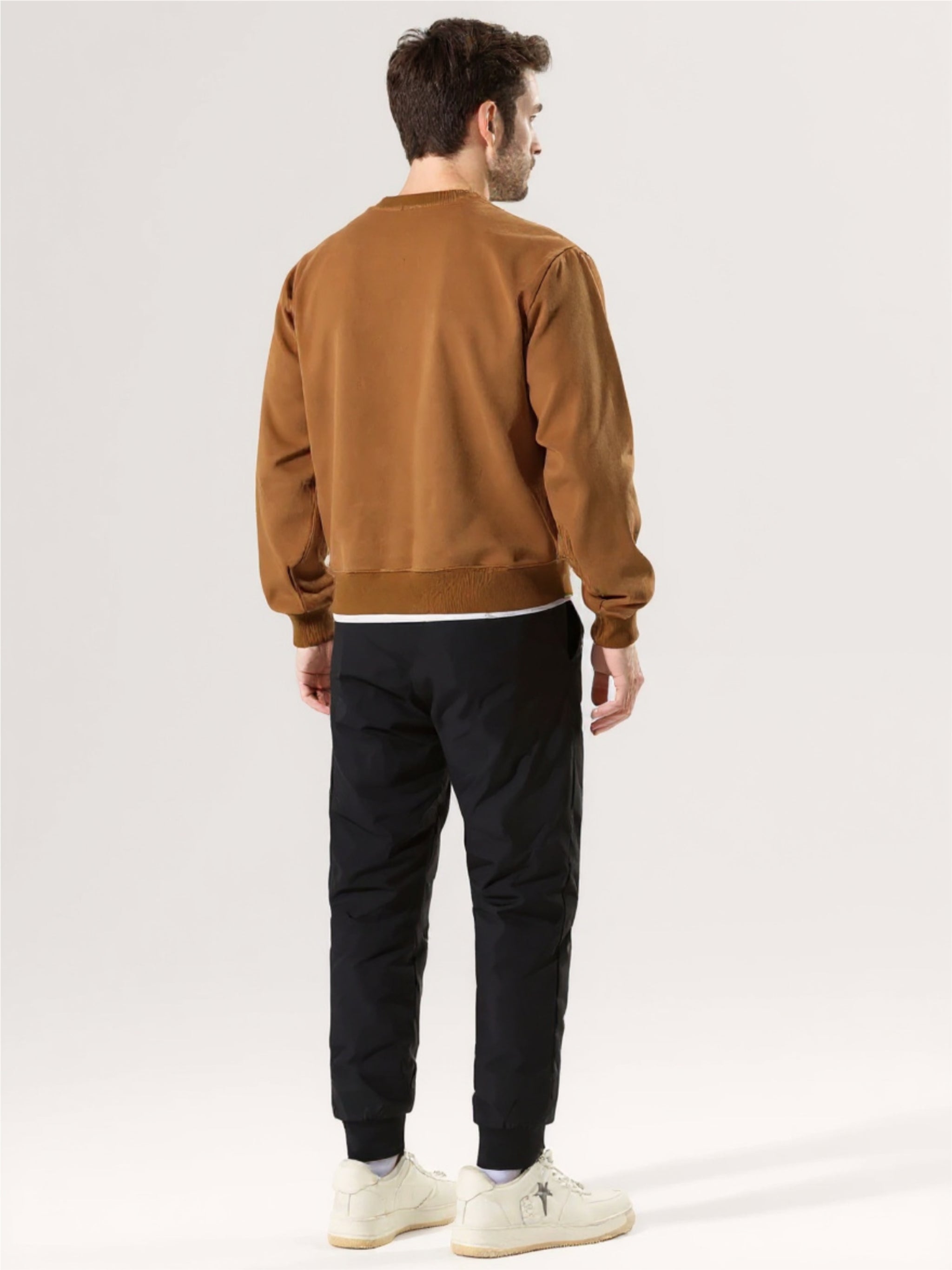 Black Relaxed Fit Pants with Pockets