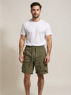 Drawstring Cargo Shorts