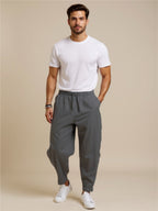 Drawstring Pants with Pockets