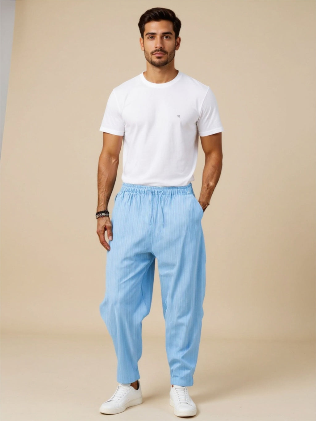 Drawstring Pants with Pockets