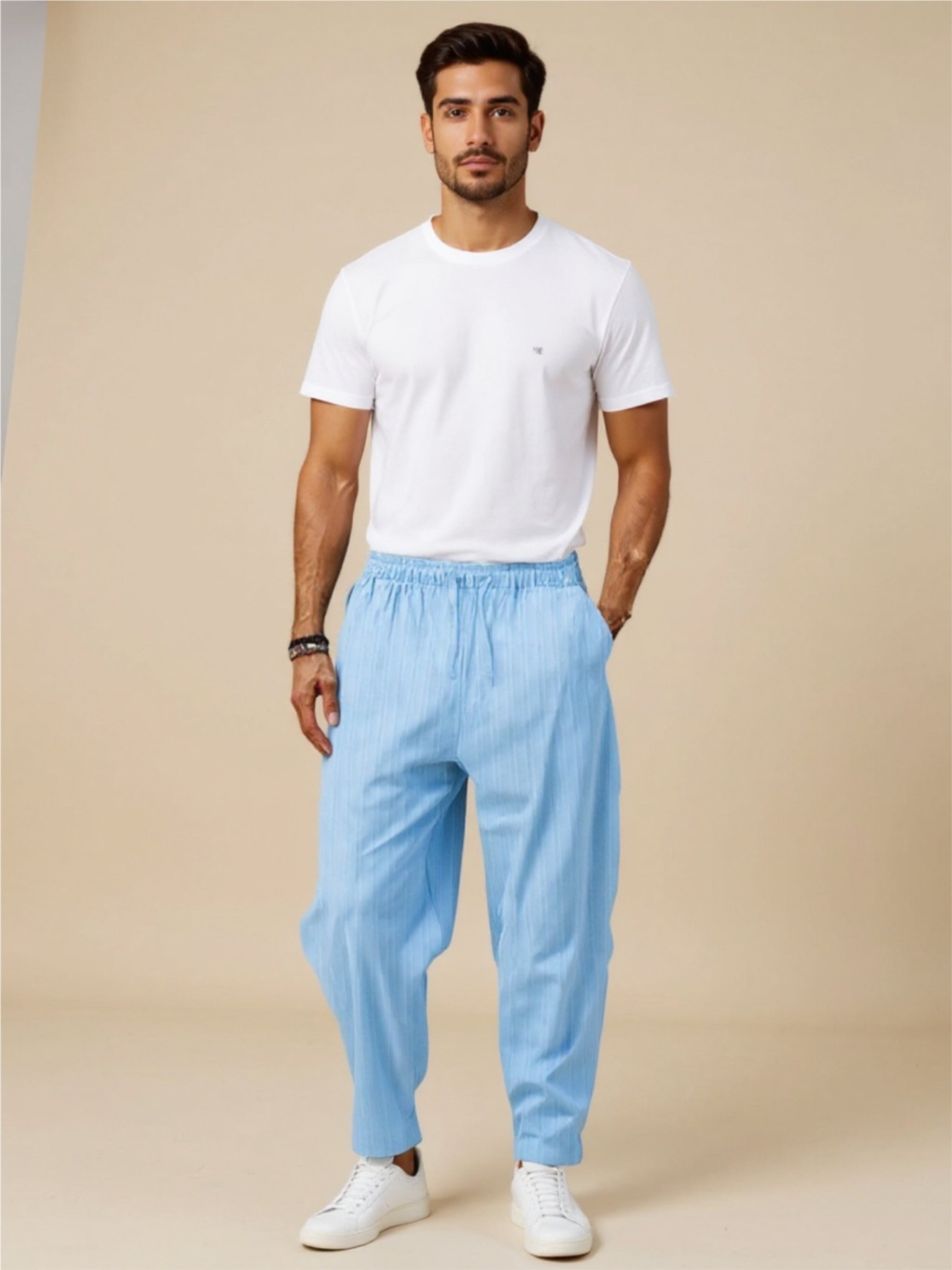 Drawstring Pants with Pockets