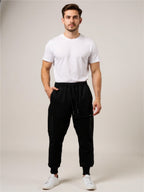 Drawstring Joggers with Pockets