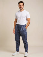 Drawstring Joggers with Pockets