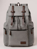 Canvas Backpack with Buckle Straps