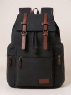Canvas Backpack with Buckle Straps