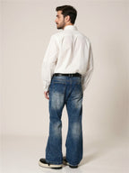 Washed Jeans with Pockets