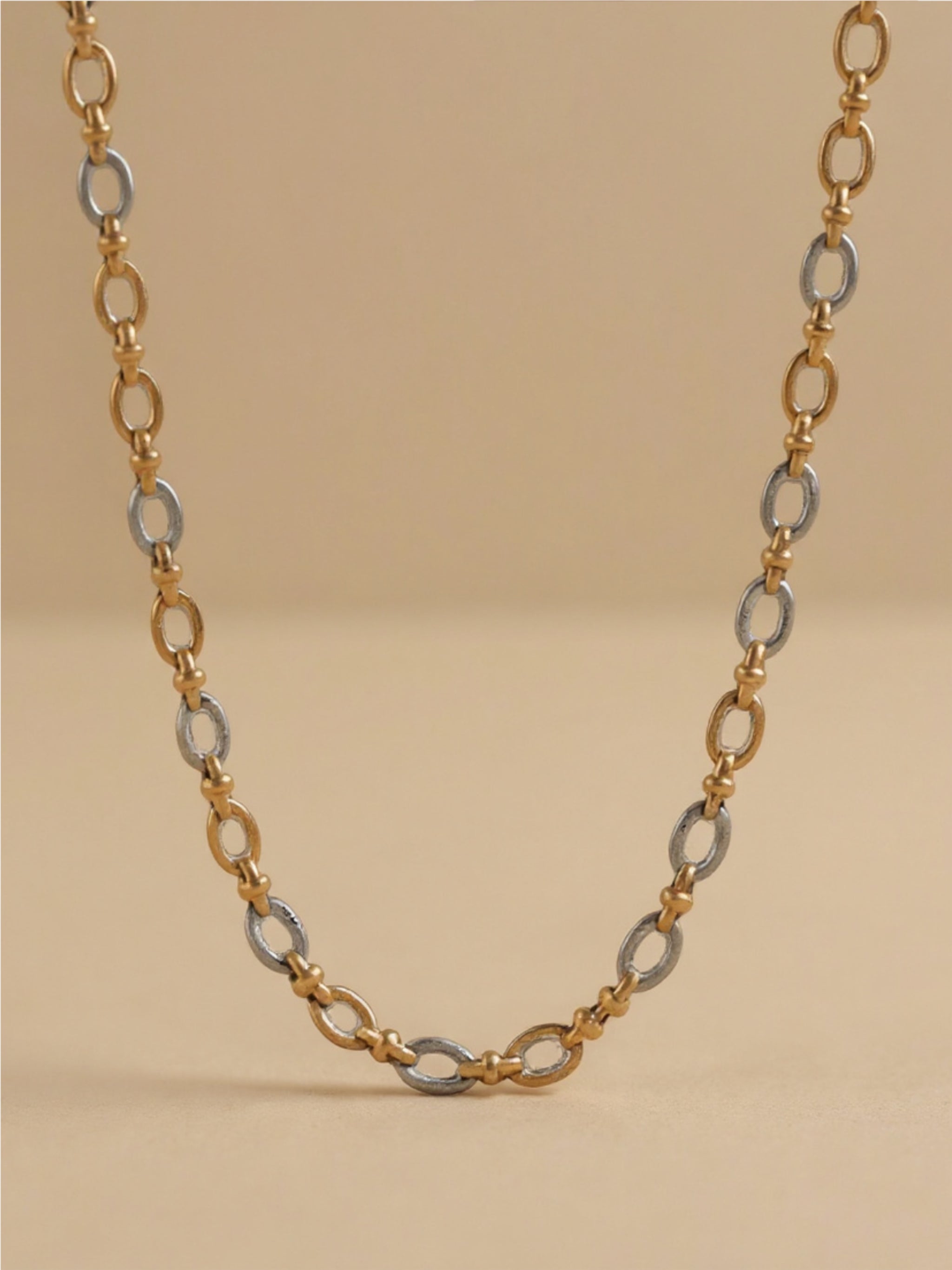 Gold & Silver Two Toned Chain Necklace or Bracelet