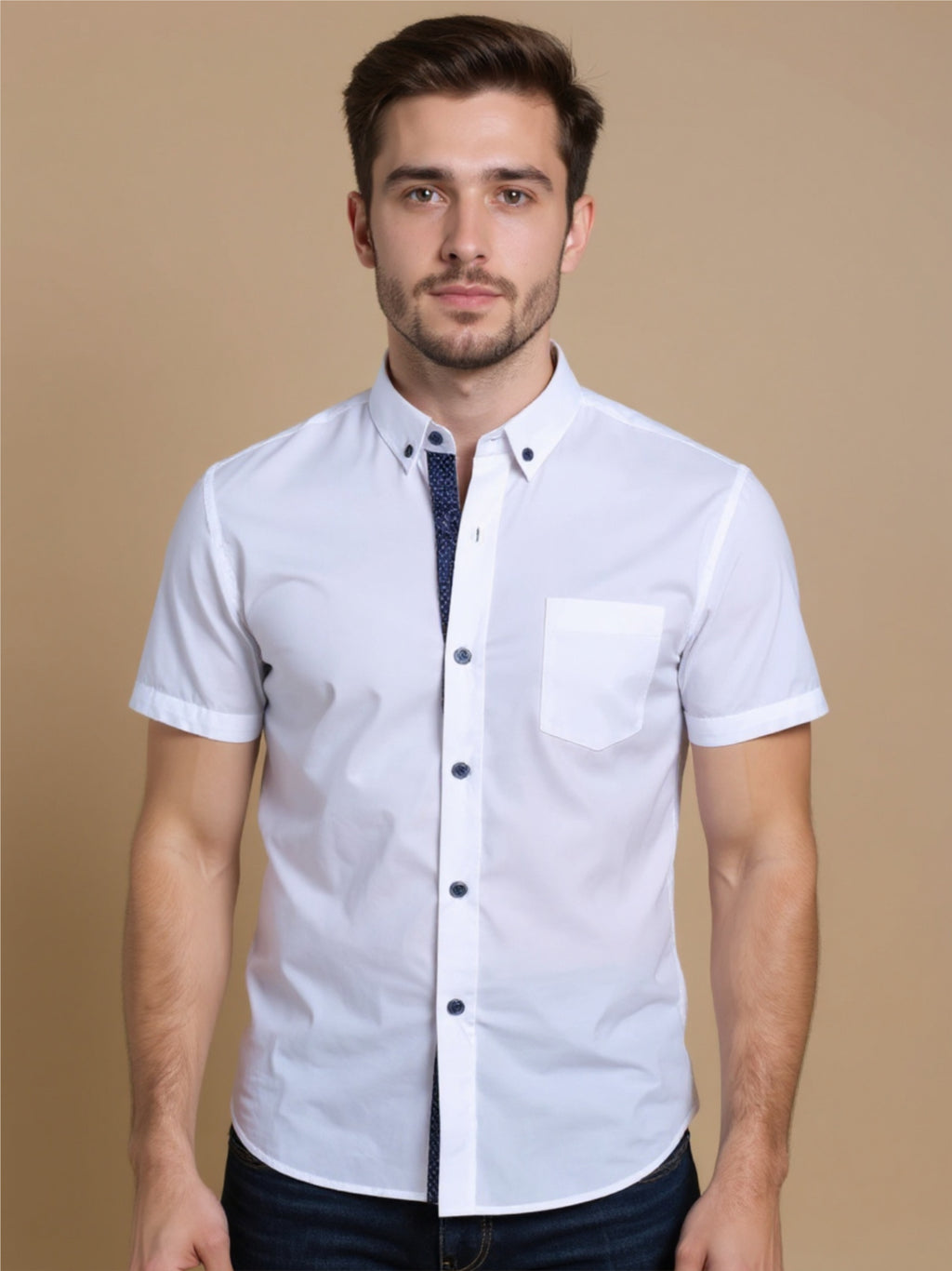 Button Up Short Sleeve Shirt