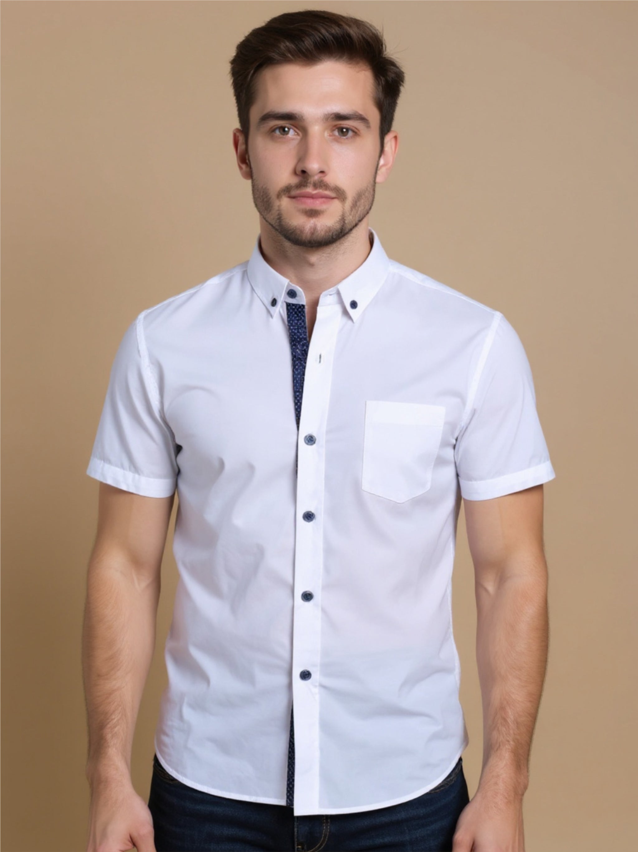 Button Up Short Sleeve Shirt