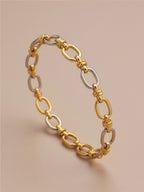 Gold & Silver Two Toned Chain Necklace or Bracelet