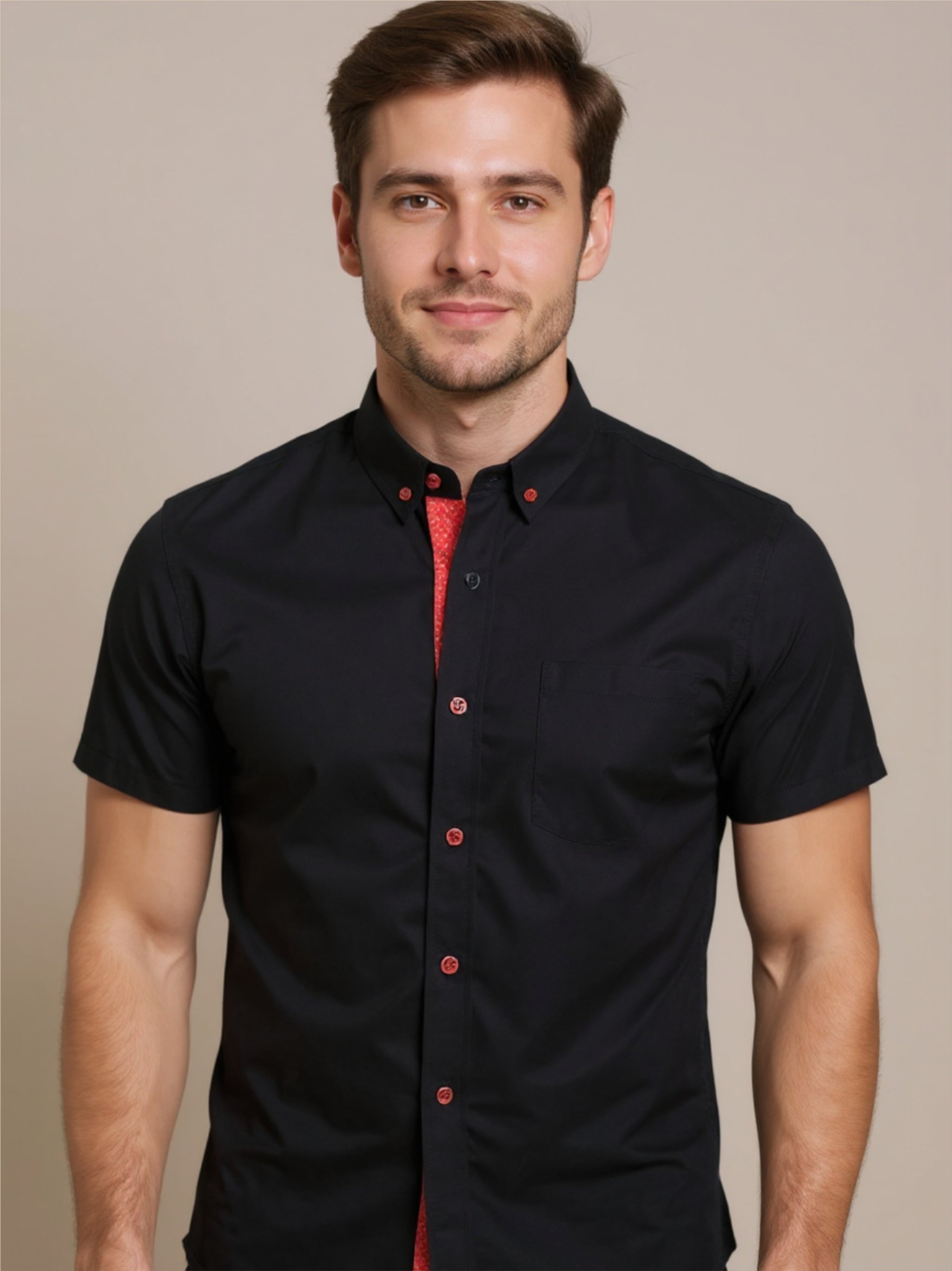 Button Up Short Sleeve Shirt