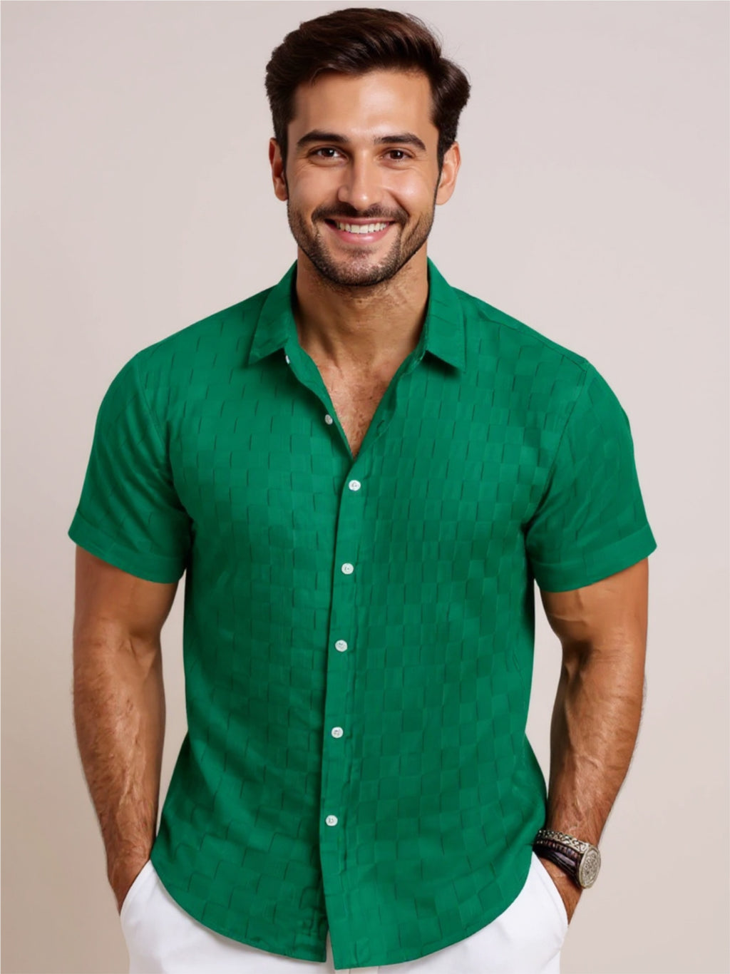 Button Up Short Sleeve Shirt