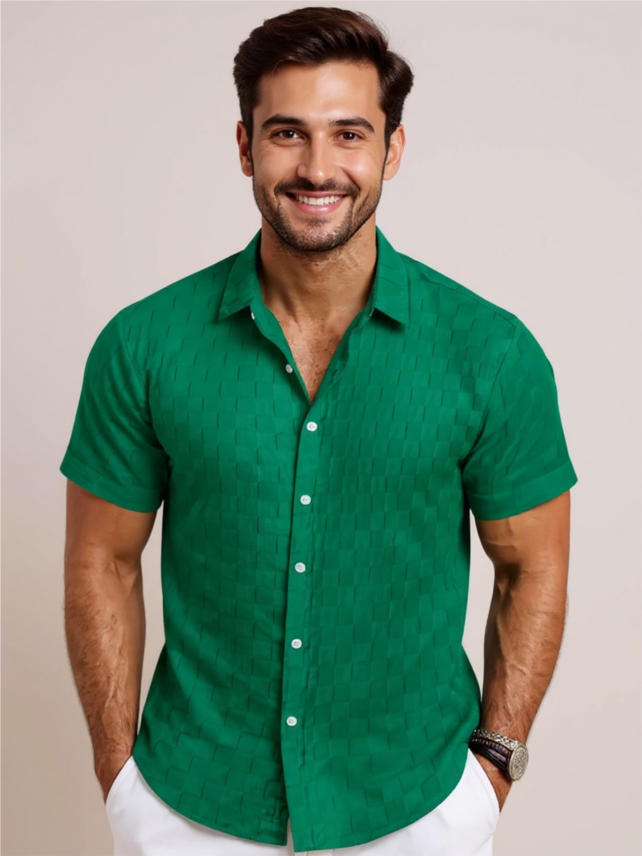 Button Up Short Sleeve Shirt