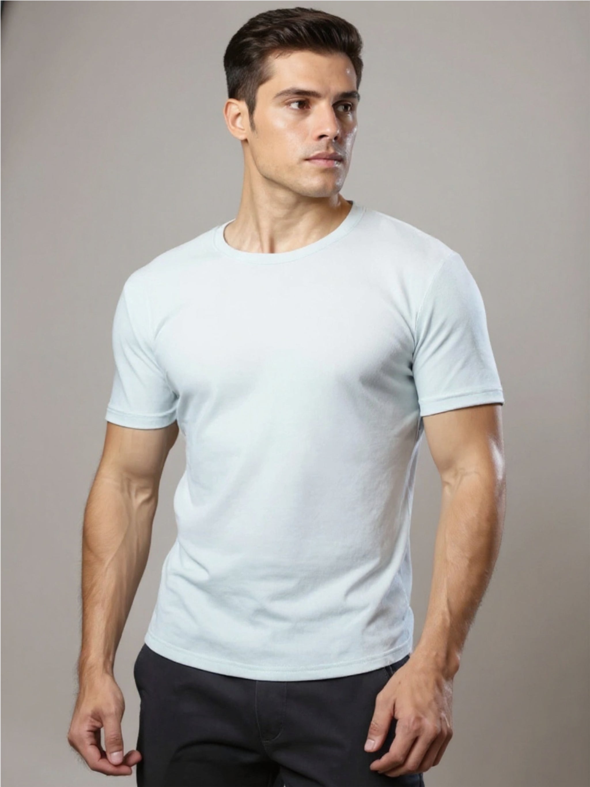 Round Neck Short Sleeve T-Shirt