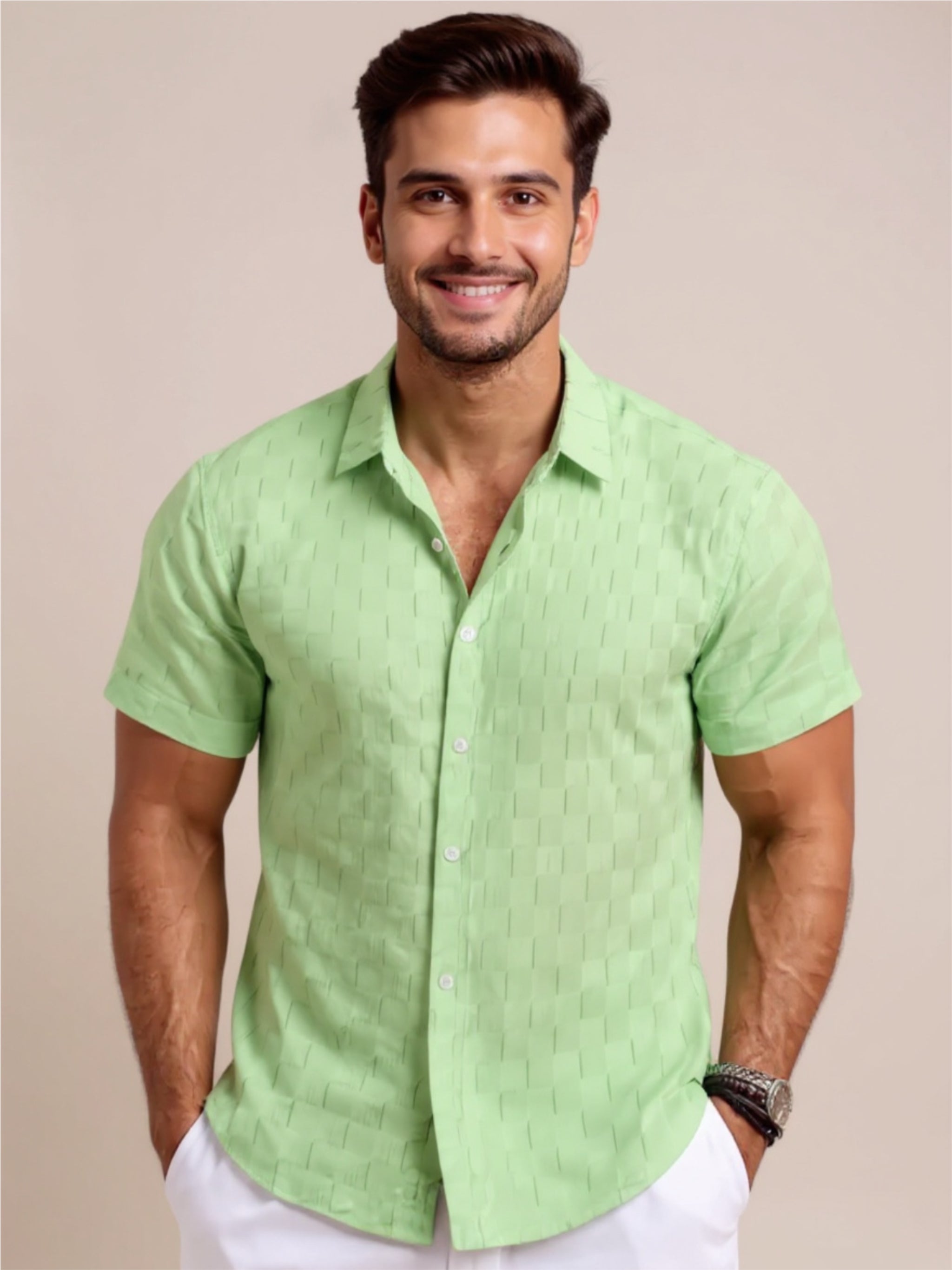 Button Up Short Sleeve Shirt