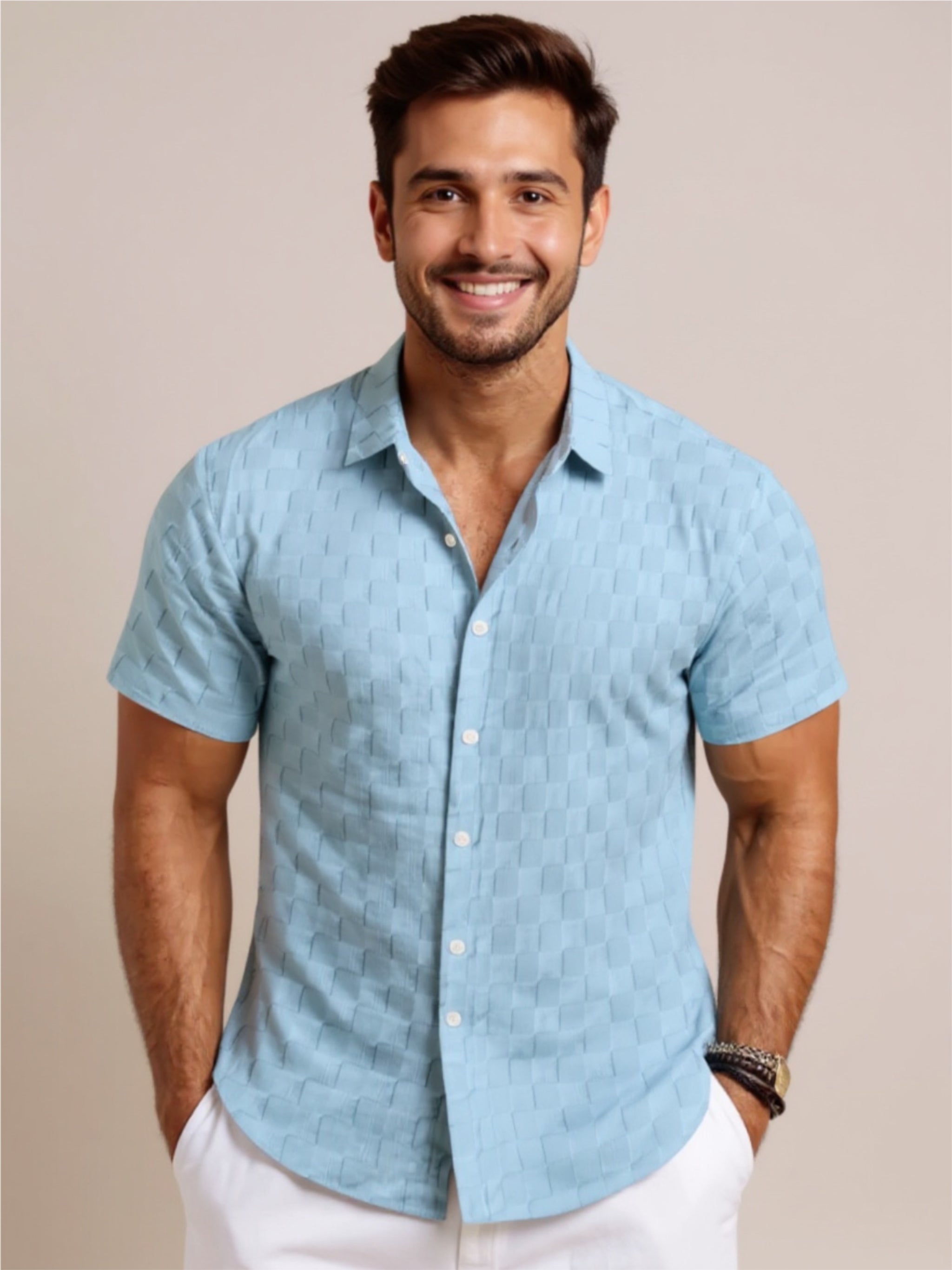 Button Up Short Sleeve Shirt