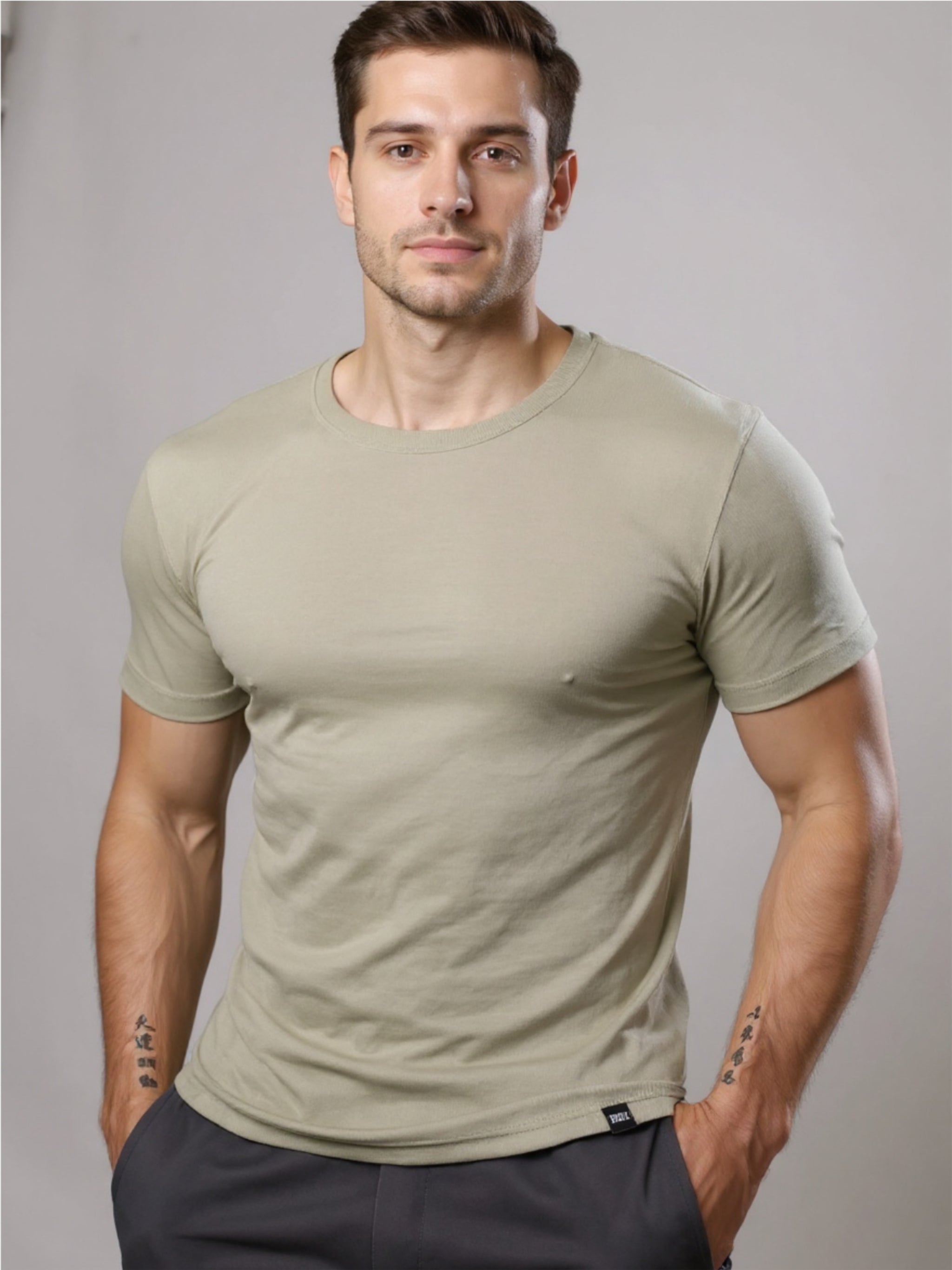Round Neck Short Sleeve T-Shirt