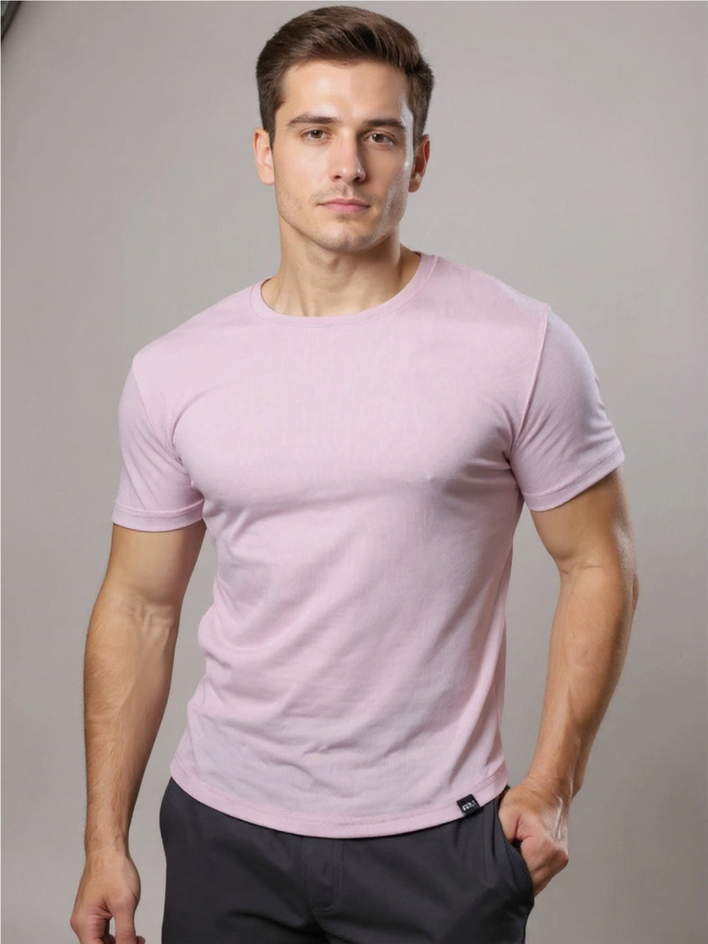 Round Neck Short Sleeve T-Shirt