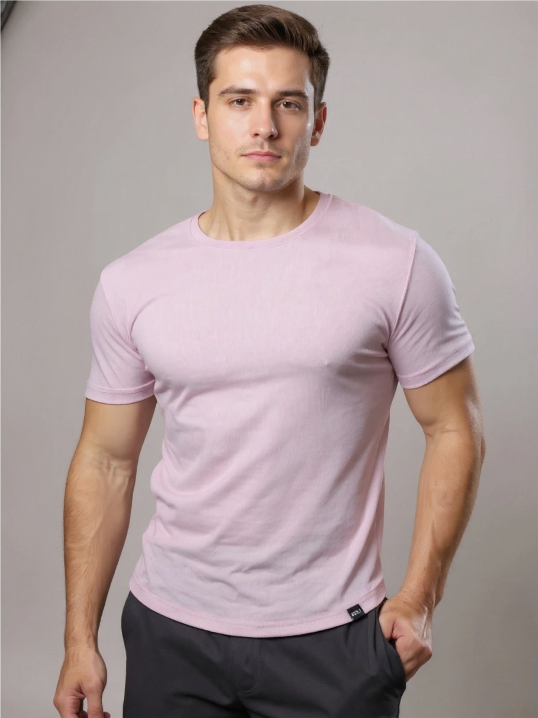 Round Neck Short Sleeve T-Shirt