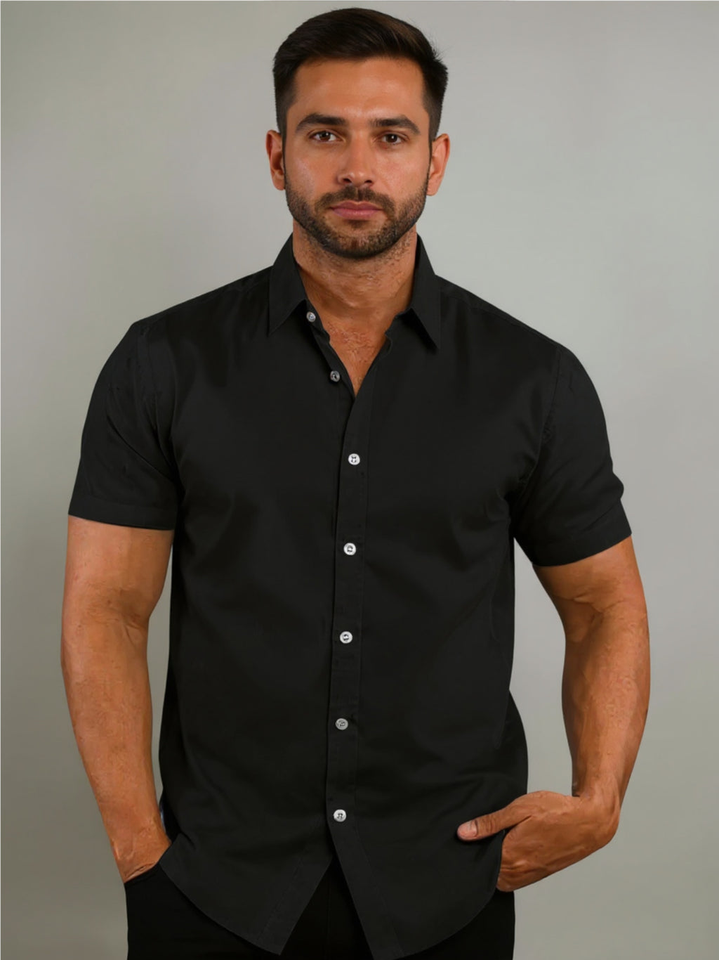 Button Up Short Sleeve Shirt