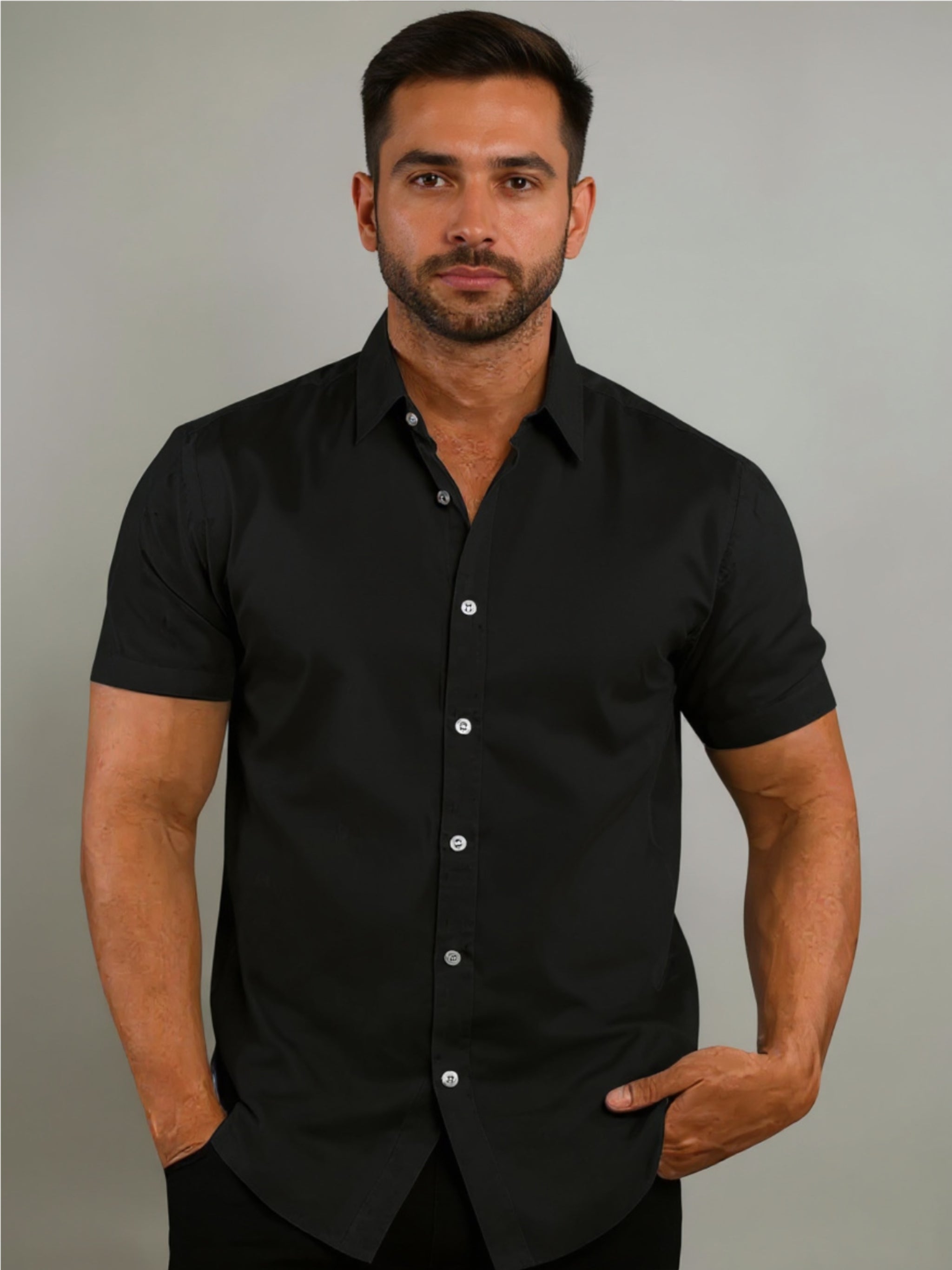 Button Up Short Sleeve Shirt
