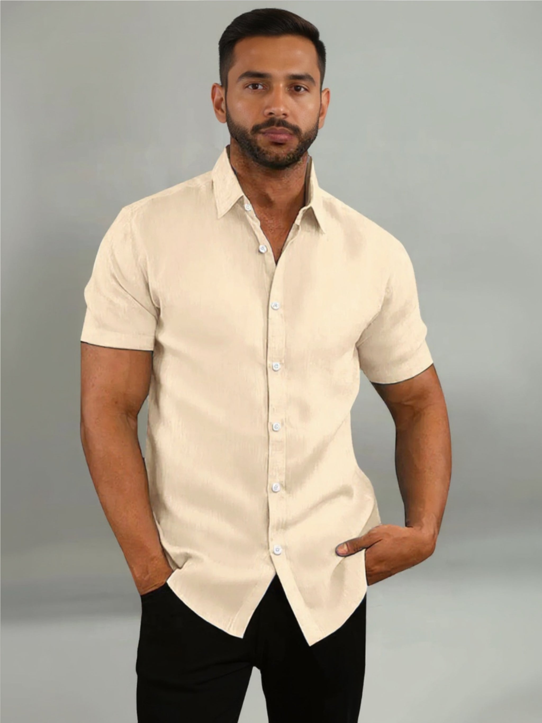 Button Up Short Sleeve Shirt
