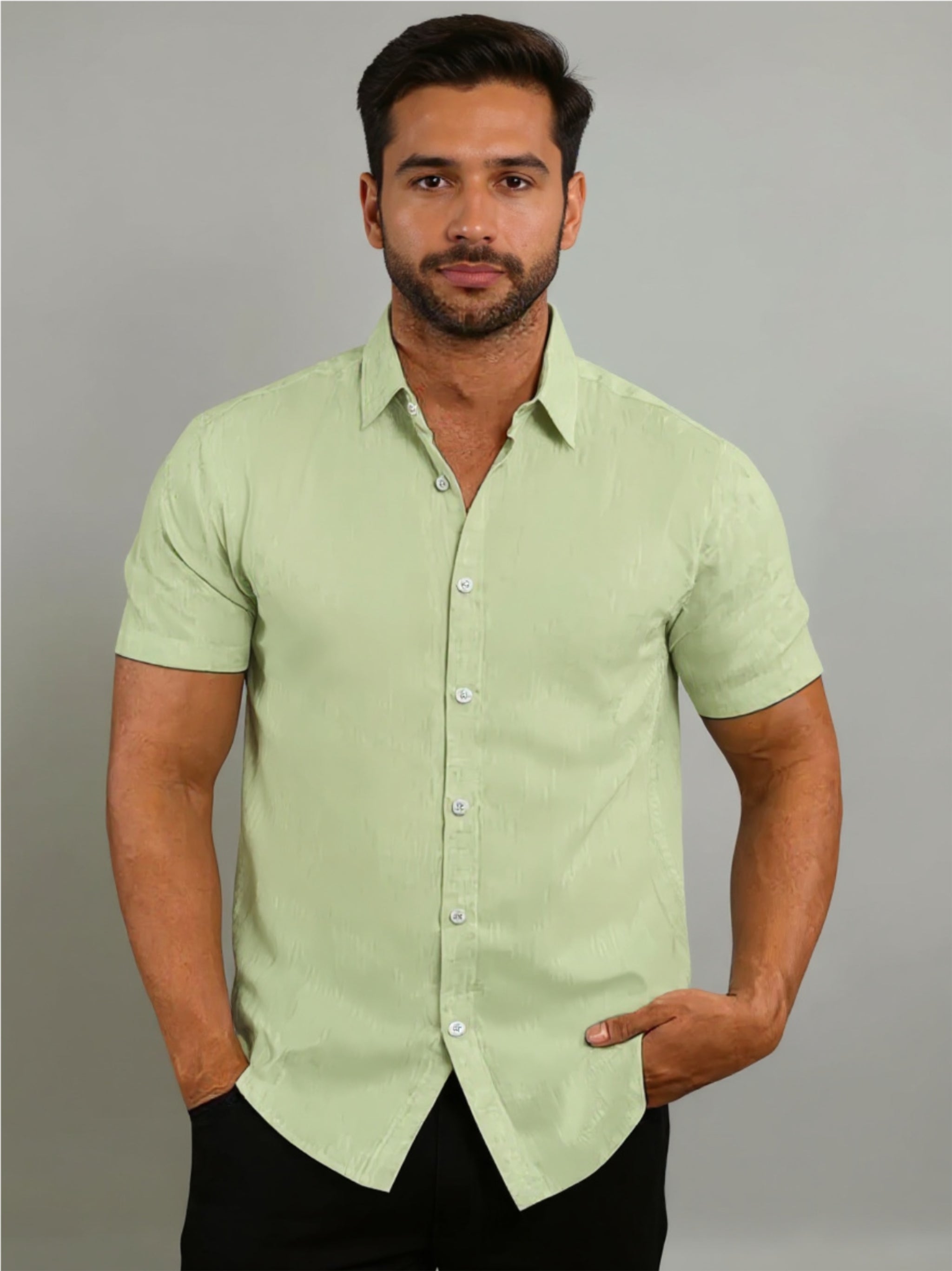 Button Up Short Sleeve Shirt