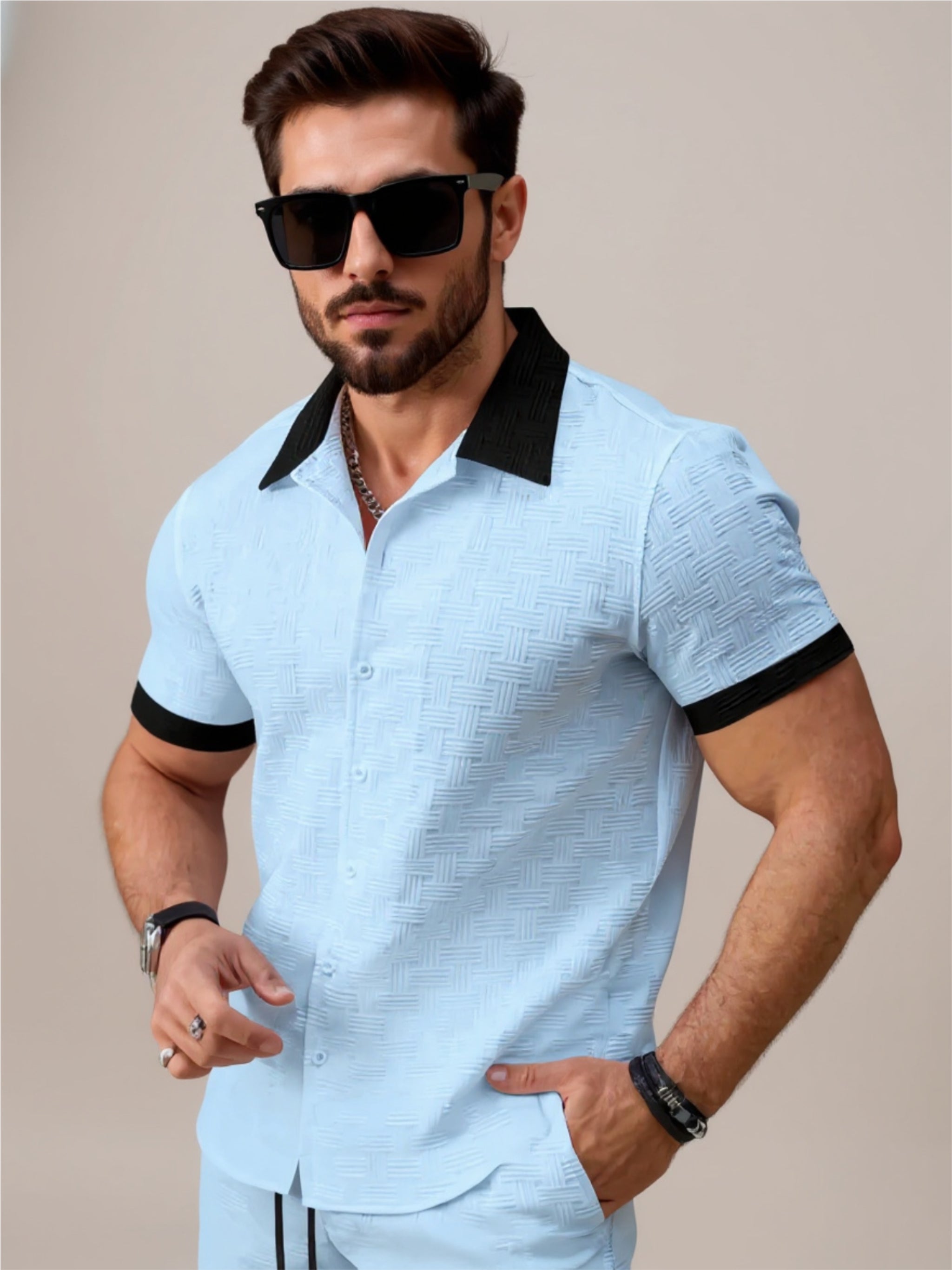 Button Up Short Sleeve Shirt