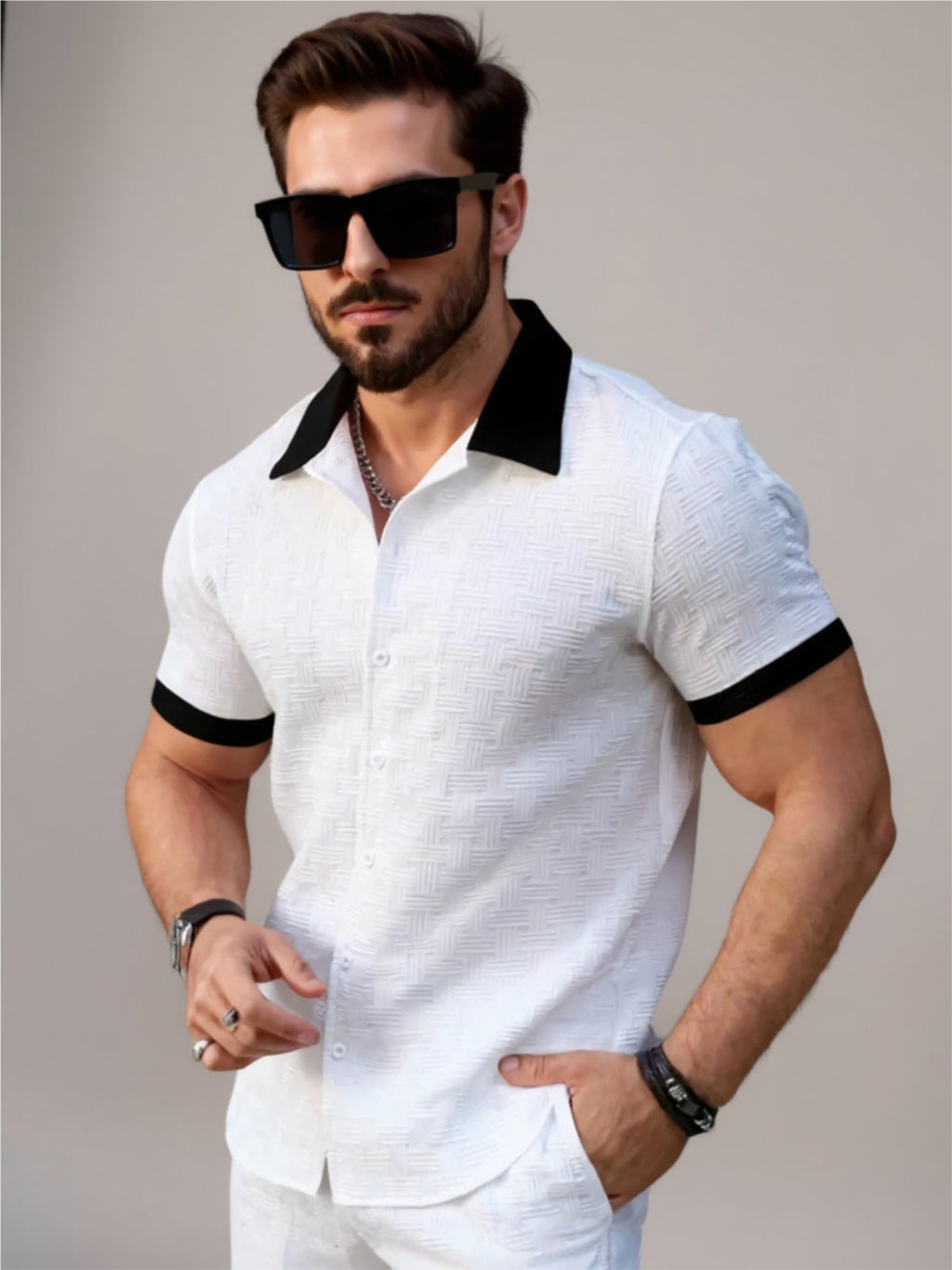 Button Up Short Sleeve Shirt