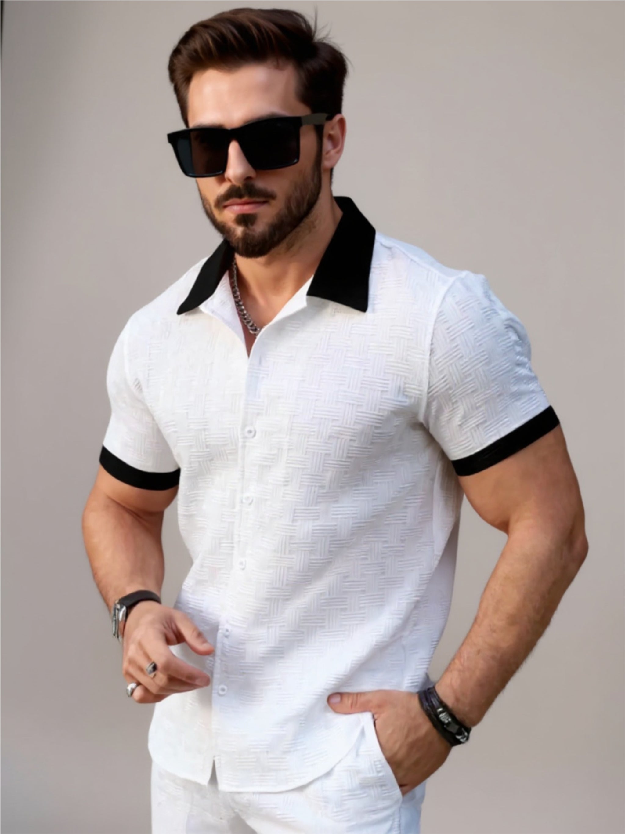 Button Up Short Sleeve Shirt
