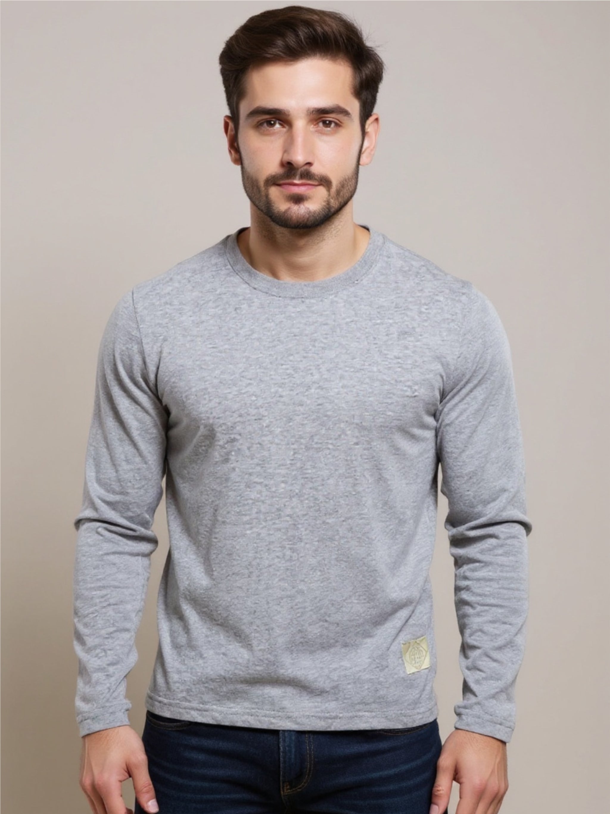 Round Neck Long Sleeve T-Shirt