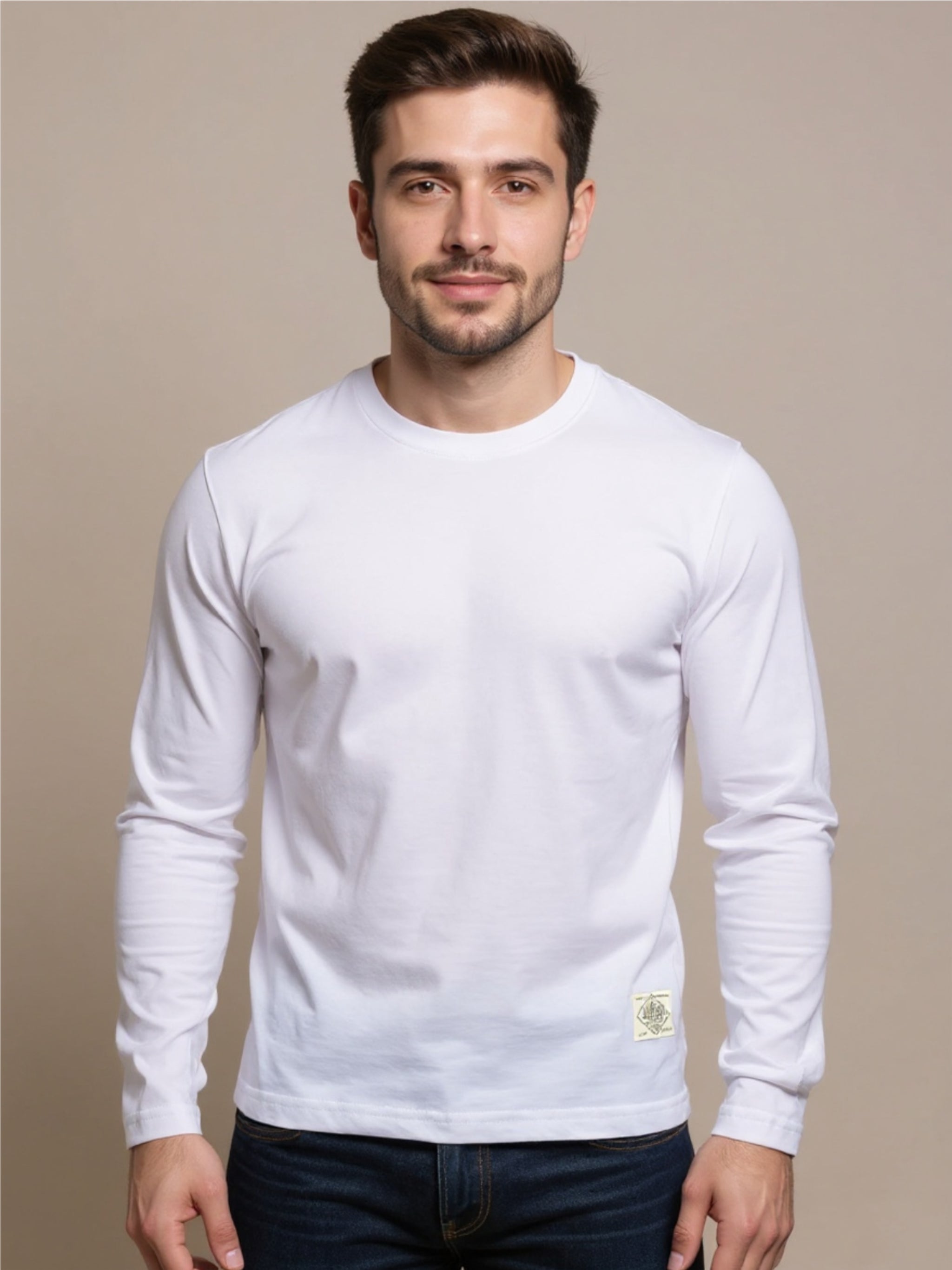 Round Neck Long Sleeve T-Shirt