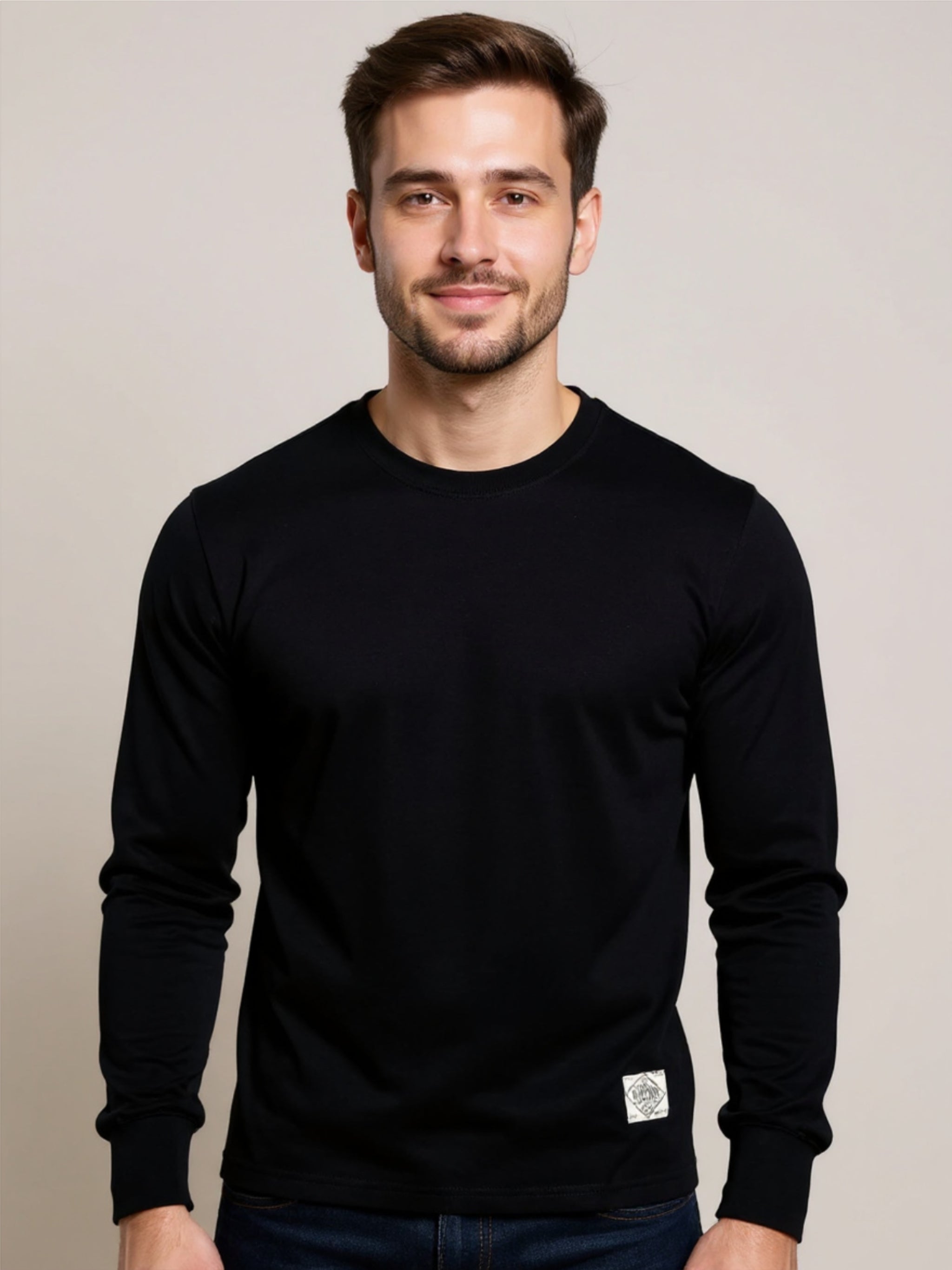 Round Neck Long Sleeve T-Shirt