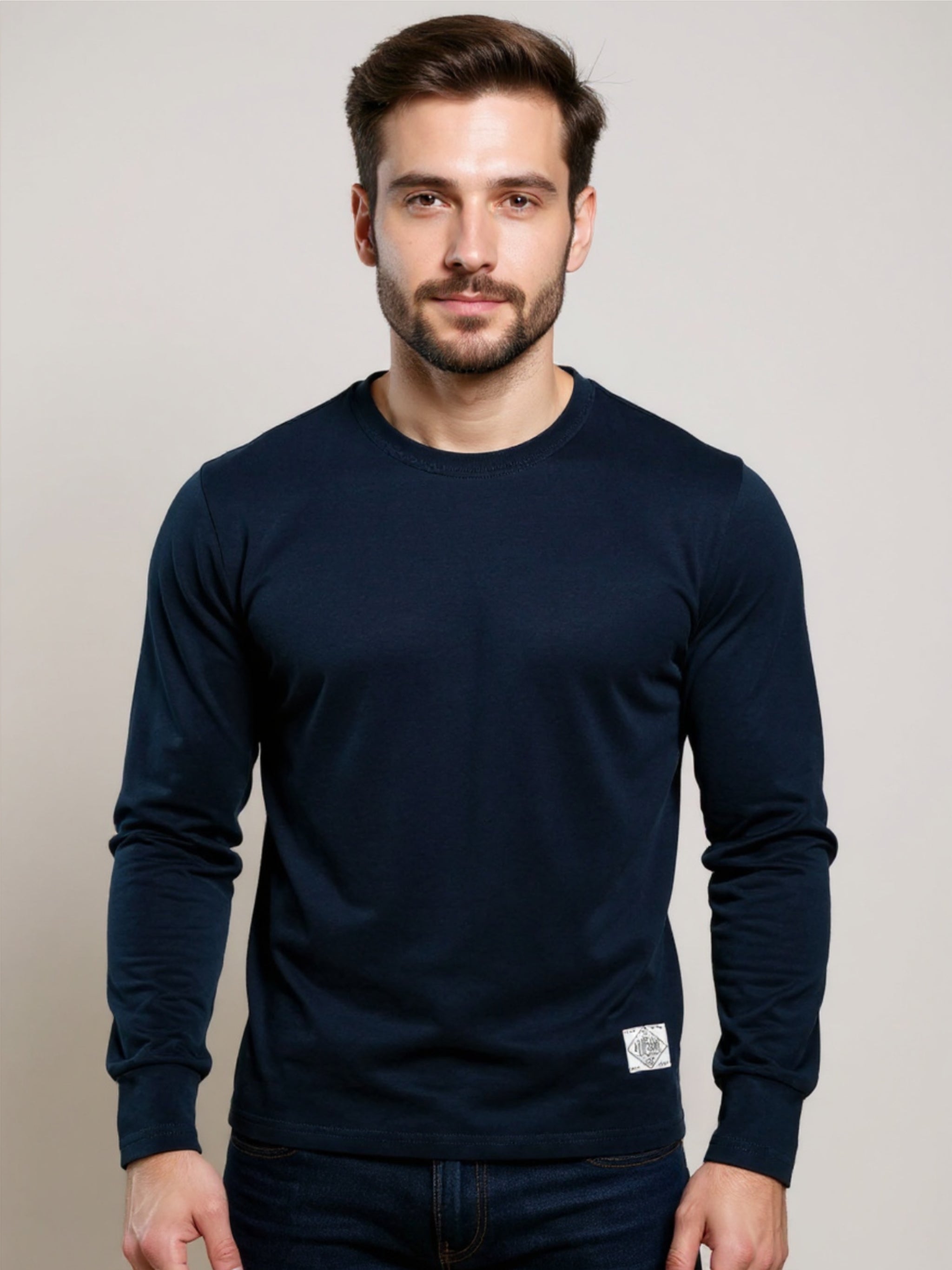 Round Neck Long Sleeve T-Shirt