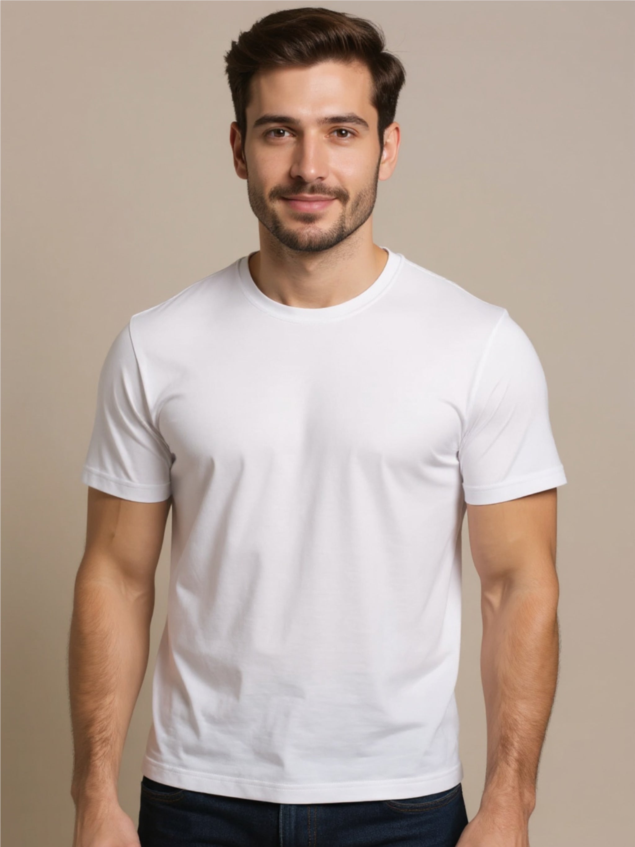 Round Neck Short Sleeve Active T-Shirt