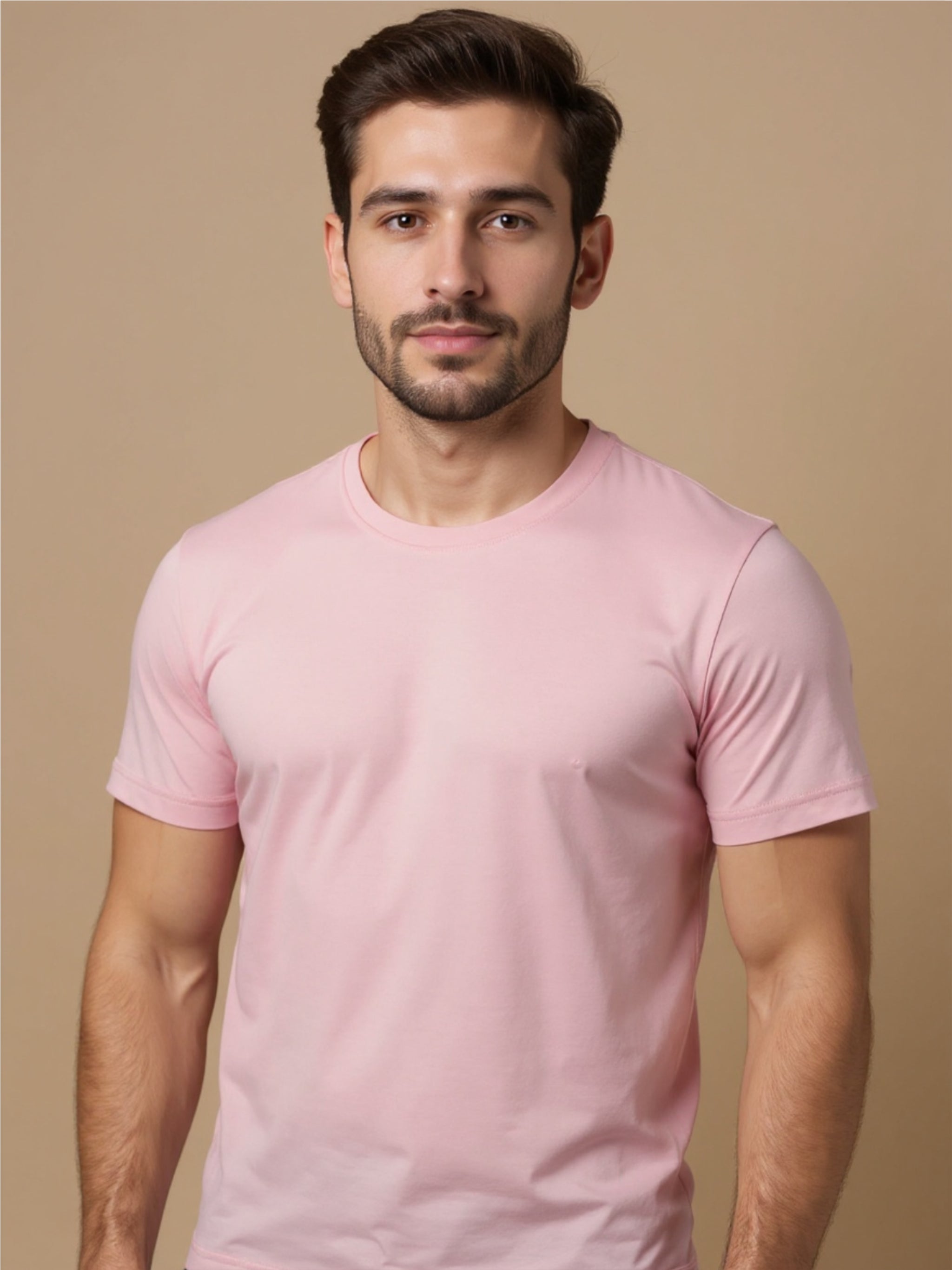 Round Neck Short Sleeve Active T-Shirt