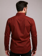 Casual Button-Down Shirt with Cuff Detail