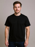 Classic Solid Crew Neck T-Shirt