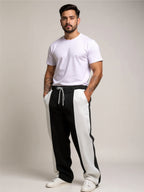 Drawstring Contrast Pants