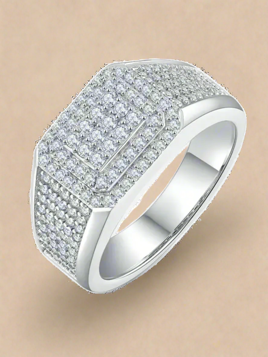 Moissanite 925 Sterling Silver Ring
