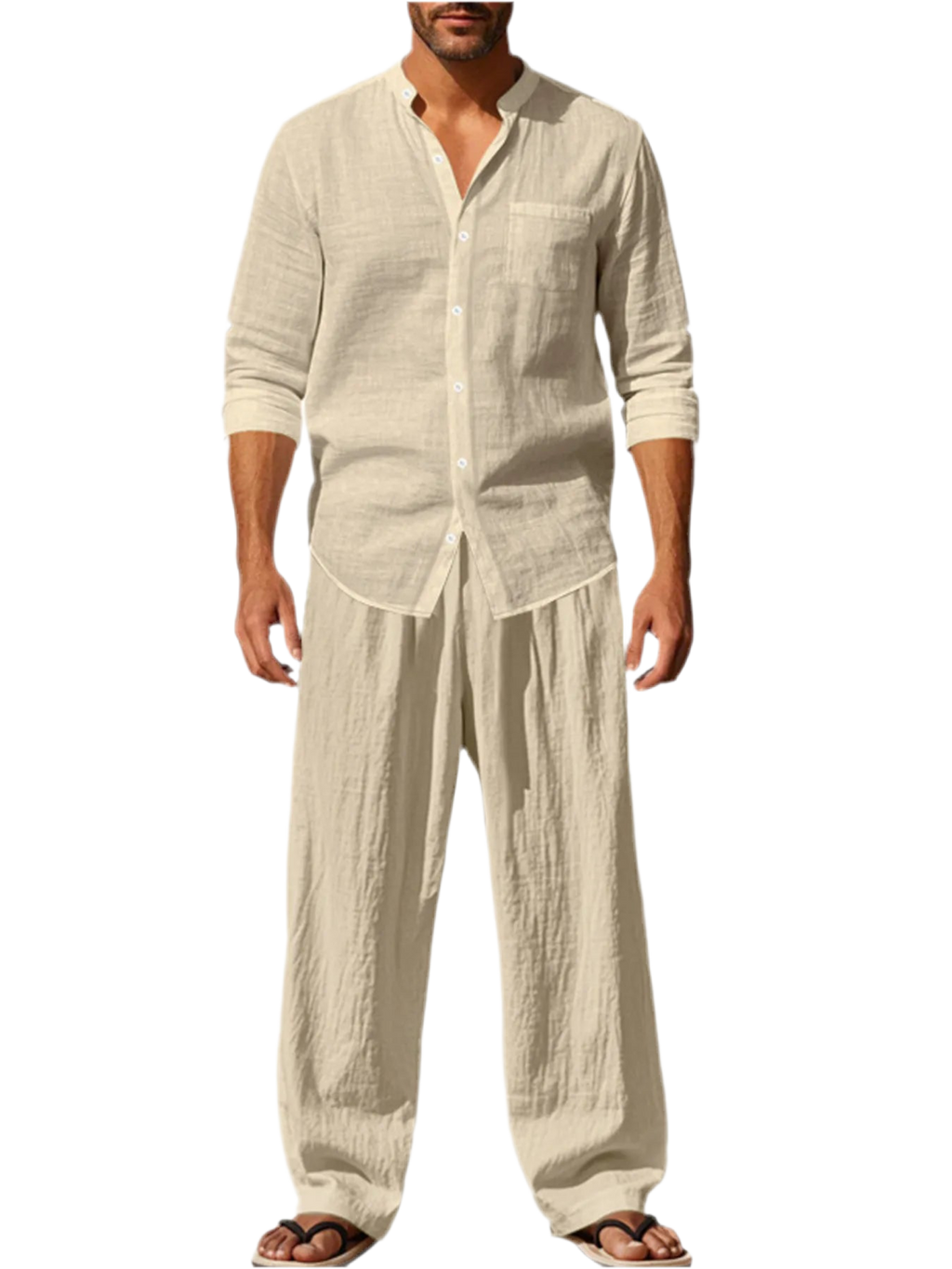 Button Up Shirt & Pants Set