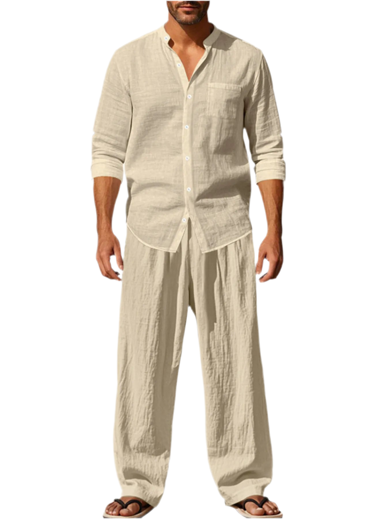 Button Up Shirt & Pants Set