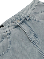 Washed Wide Leg Relaxed Fit Denim Jeans