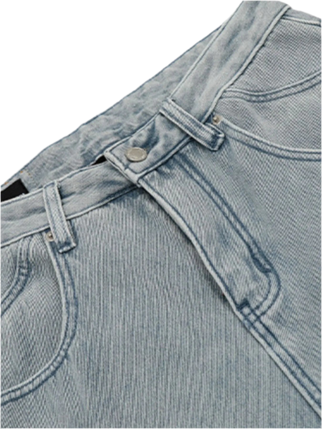 Washed Wide Leg Relaxed Fit Denim Jeans