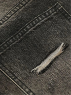 Distressed Straight Leg Jeans